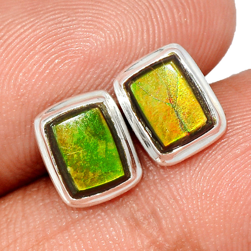 Ammolite Studs - AMLS184