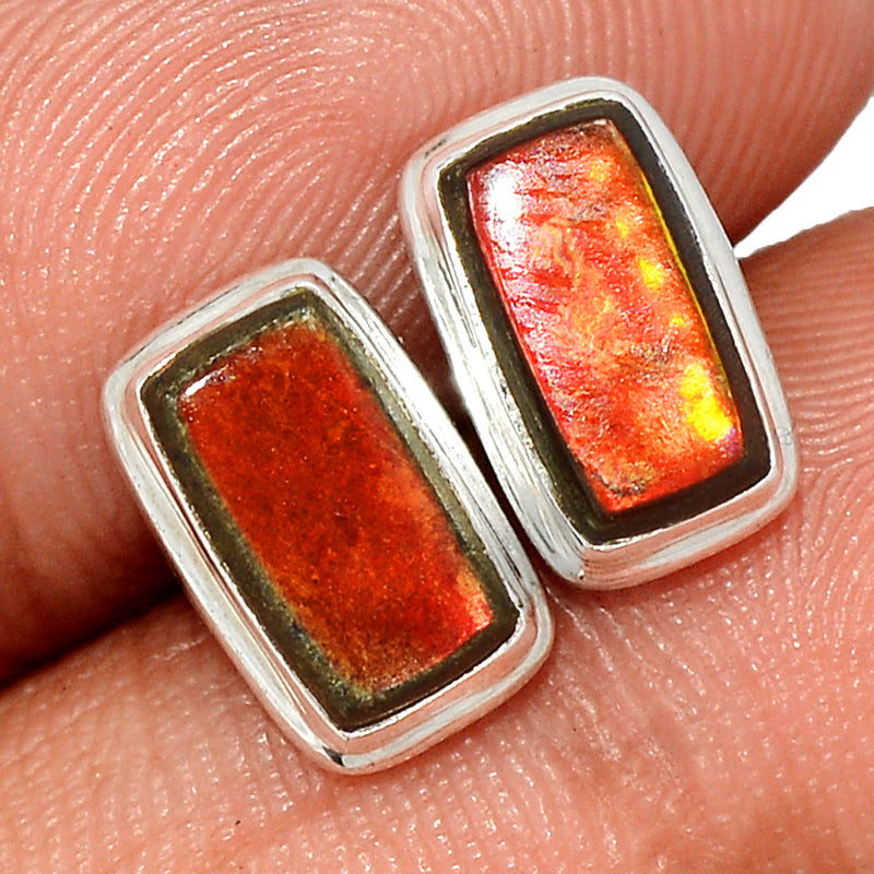 Ammolite Studs - AMLS187