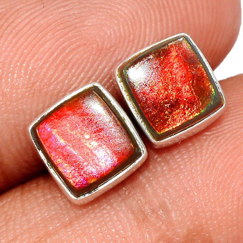 Ammolite Studs - AMLS211