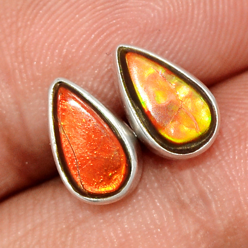 Ammolite Studs - AMLS214