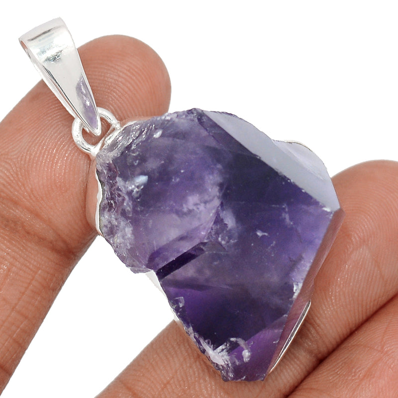 2" Amethyst Elestial Root Point Pendants - AMPP267 (Weight - 30.1 grm)