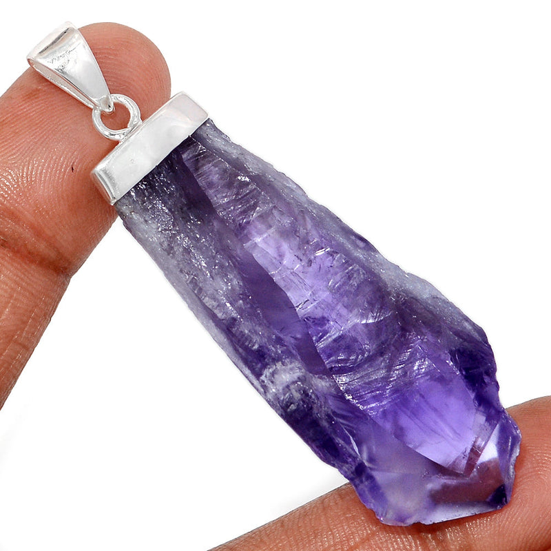 2.7" Amethyst Elestial Root / Dragon Tooth Pendants - AMPP274