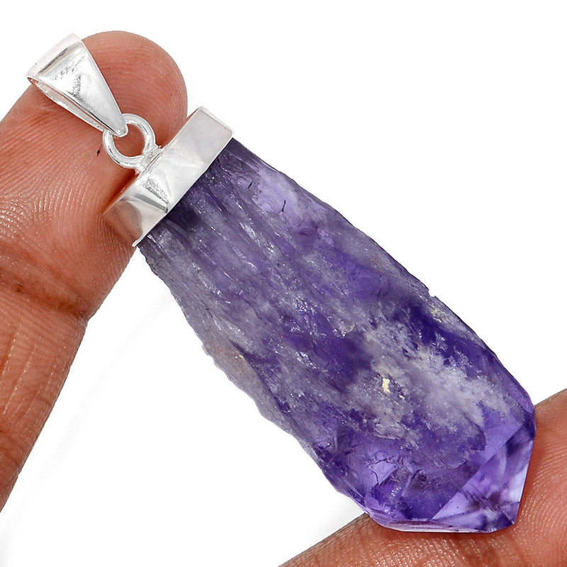 2.5" Amethyst Elestial Root / Dragon Tooth Pendants - AMPP275