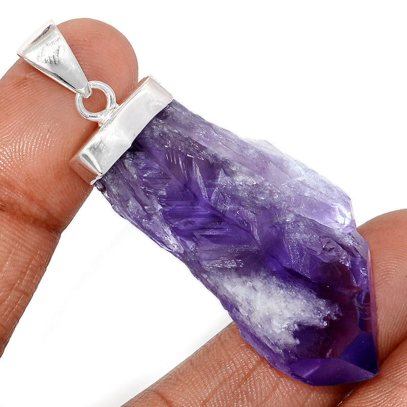 2.3" Amethyst Elestial Root / Dragon Tooth Pendants - AMPP278