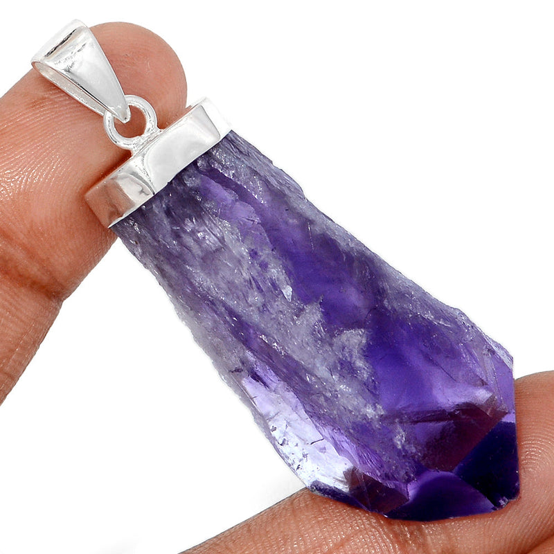 2.5" Amethyst Elestial Root / Dragon Tooth Pendants - AMPP279