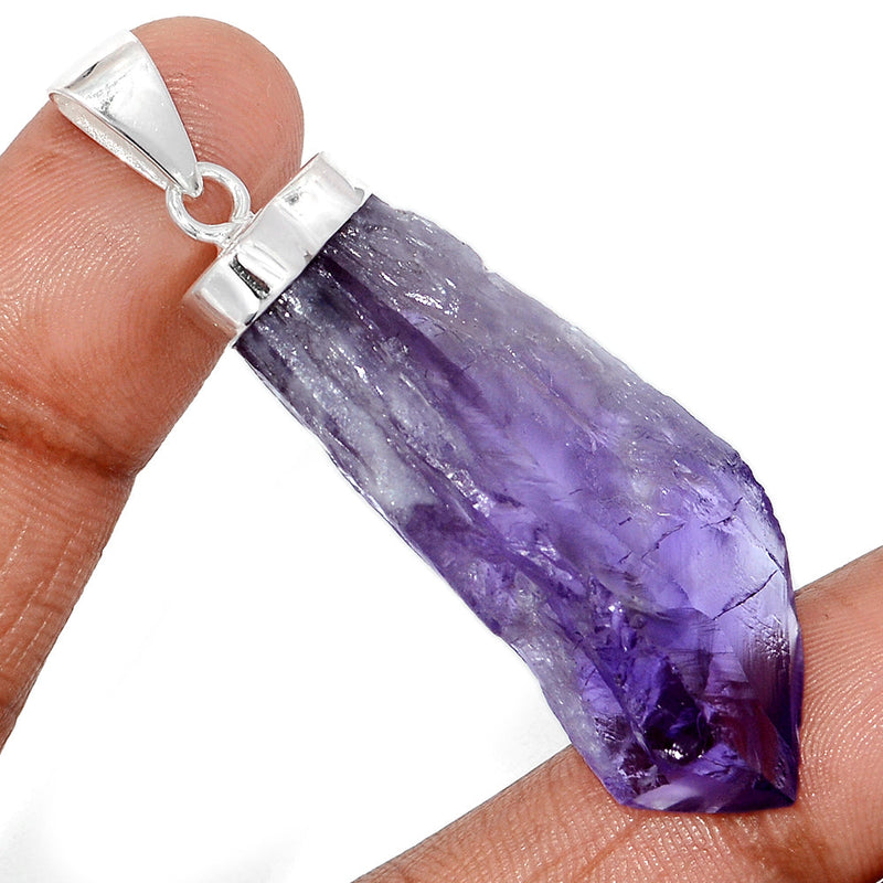 2.3" Amethyst Elestial Root / Dragon Tooth Pendants - AMPP281