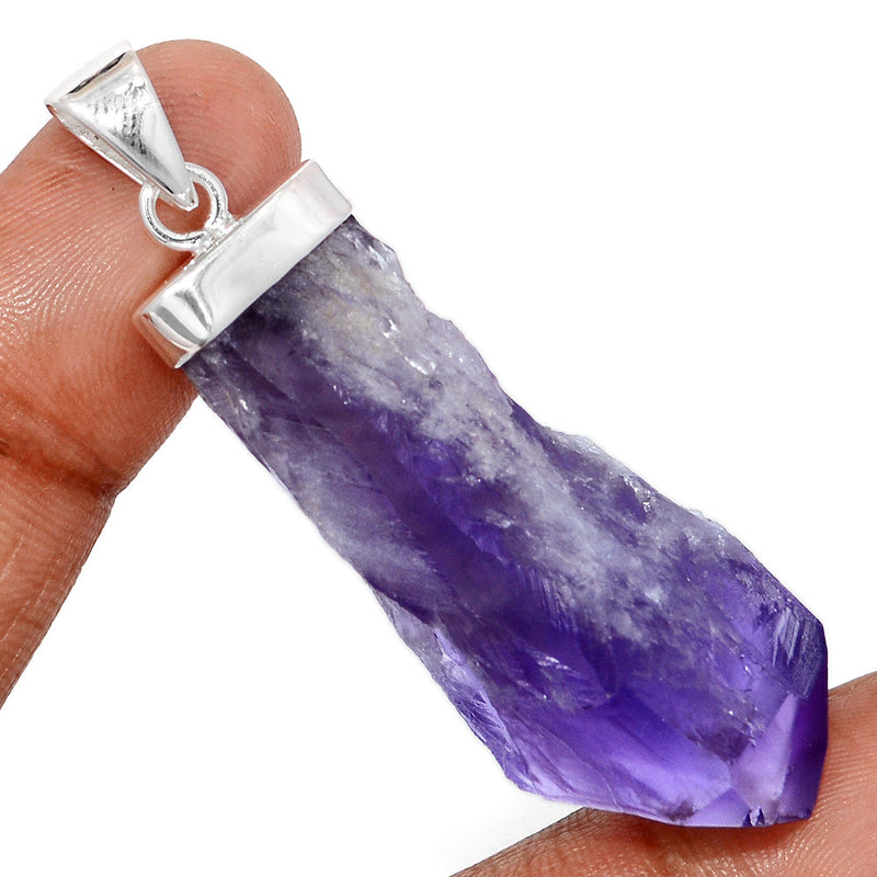 2.5" Amethyst Elestial Root / Dragon Tooth Pendants - AMPP285