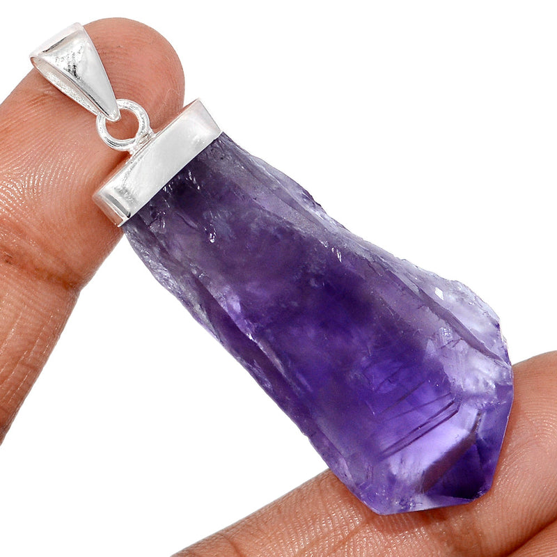 2.5" Amethyst Elestial Root / Dragon Tooth Pendants - AMPP286