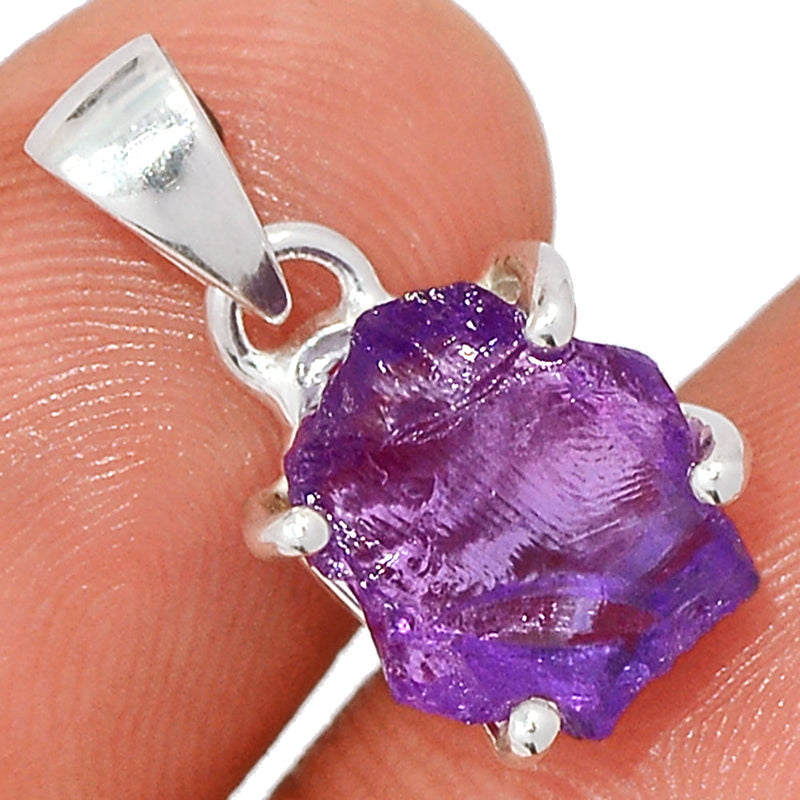 0.7" Claw - Amethyst Rough Pendants - AMRP1050