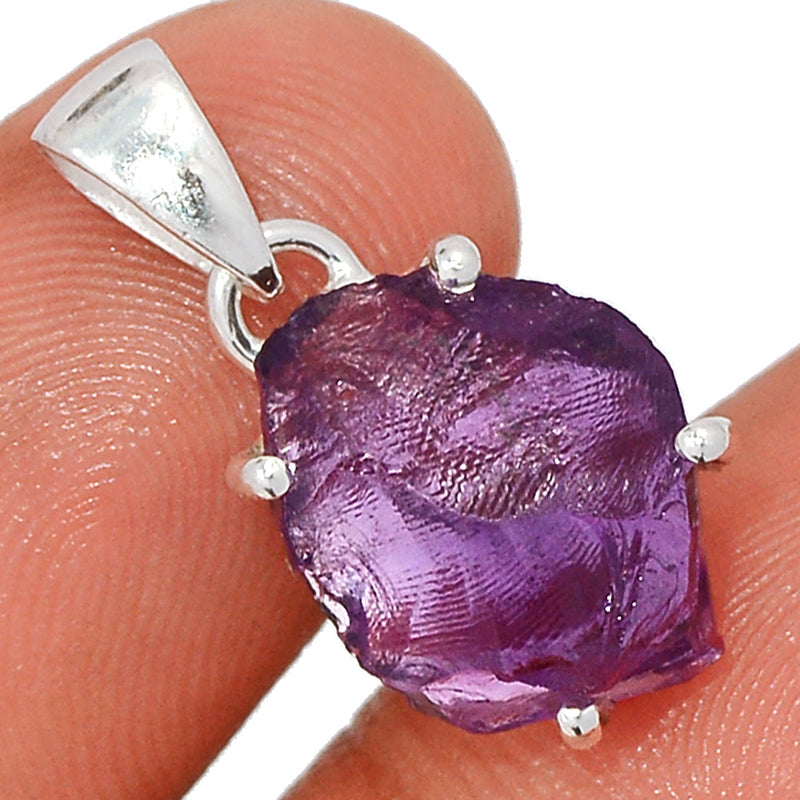 0.8" Claw - Amethyst Rough Pendants - AMRP1053