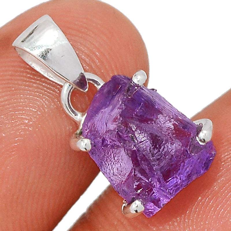 0.7" Claw - Amethyst Rough Pendants - AMRP1055