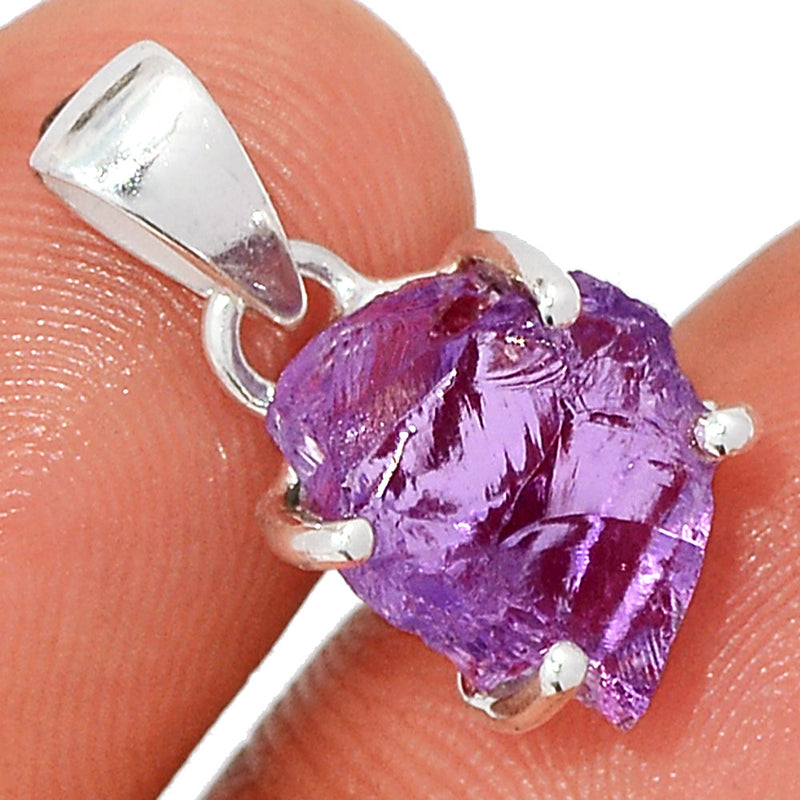 0.7" Claw - Amethyst Rough Pendants - AMRP1056