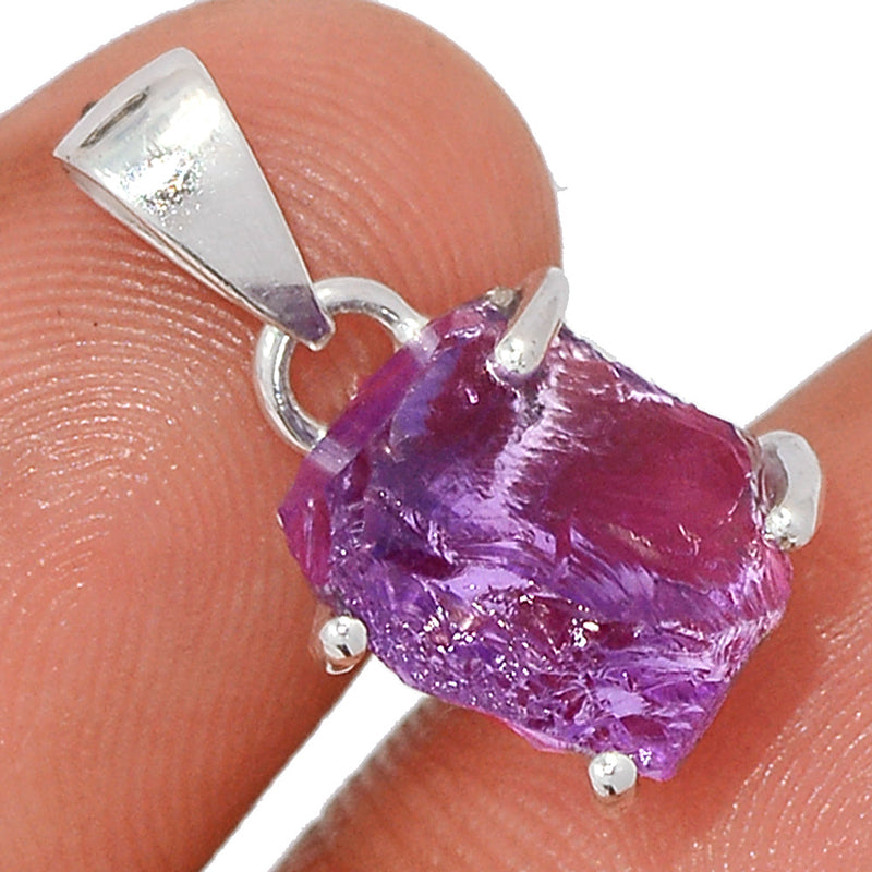 0.8" Claw - Amethyst Rough Pendants - AMRP1057