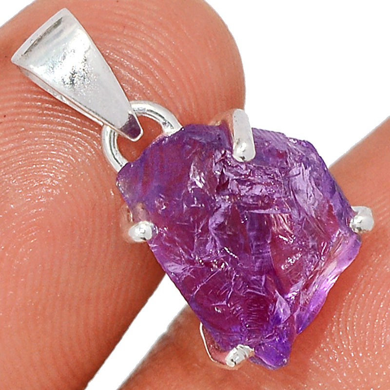 0.8" Claw - Amethyst Rough Pendants - AMRP1061