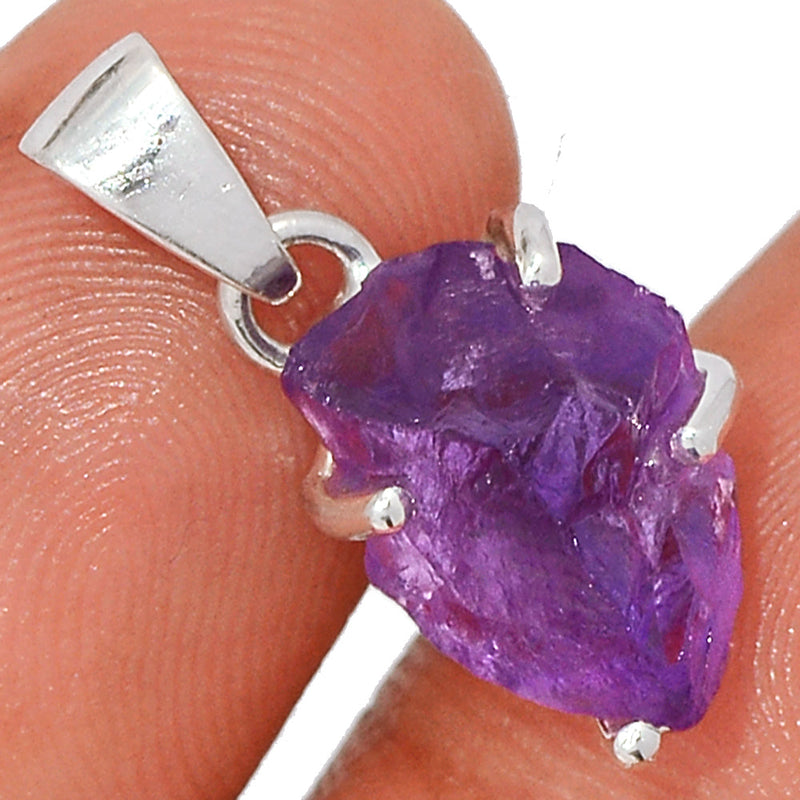 0.8" Claw - Amethyst Rough Pendants - AMRP1063