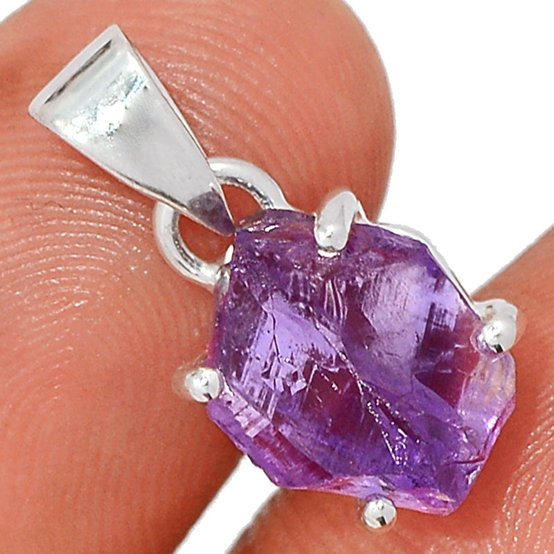 0.7" Claw - Amethyst Rough Pendants - AMRP1068