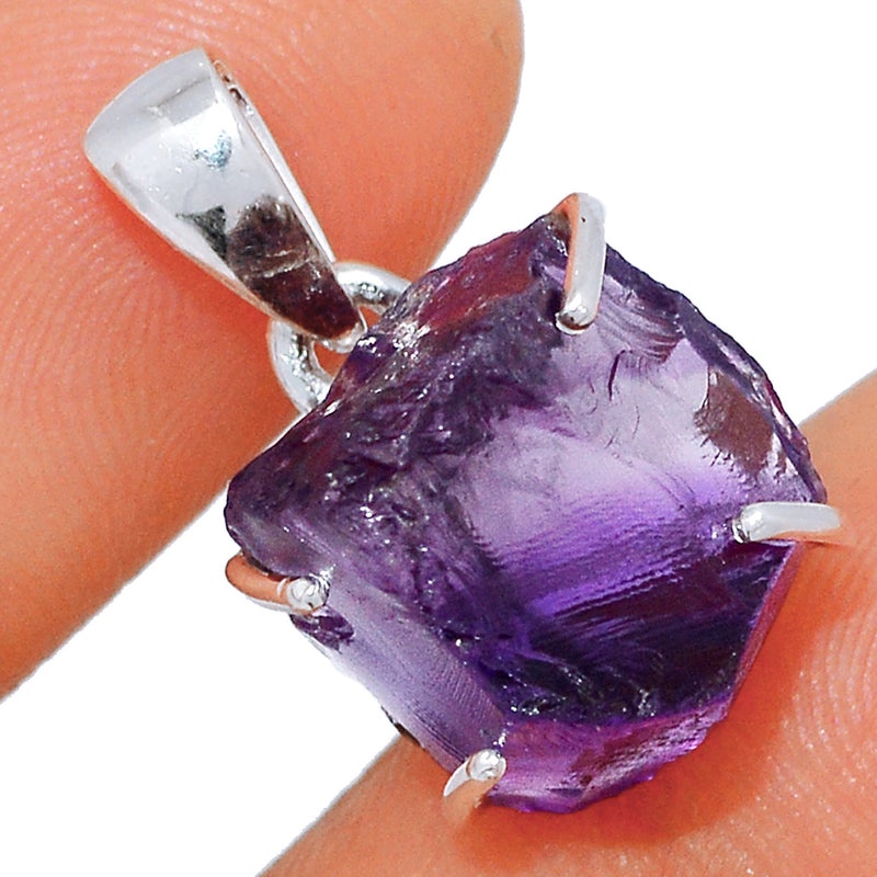 0.8" Claw - Amethyst Rough Pendants - AMRP646