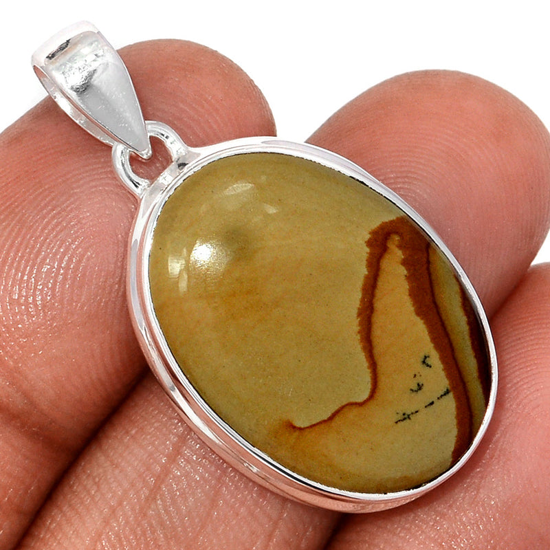 1.5" Rocky Butte Picture Jasper Pendants - APJP188