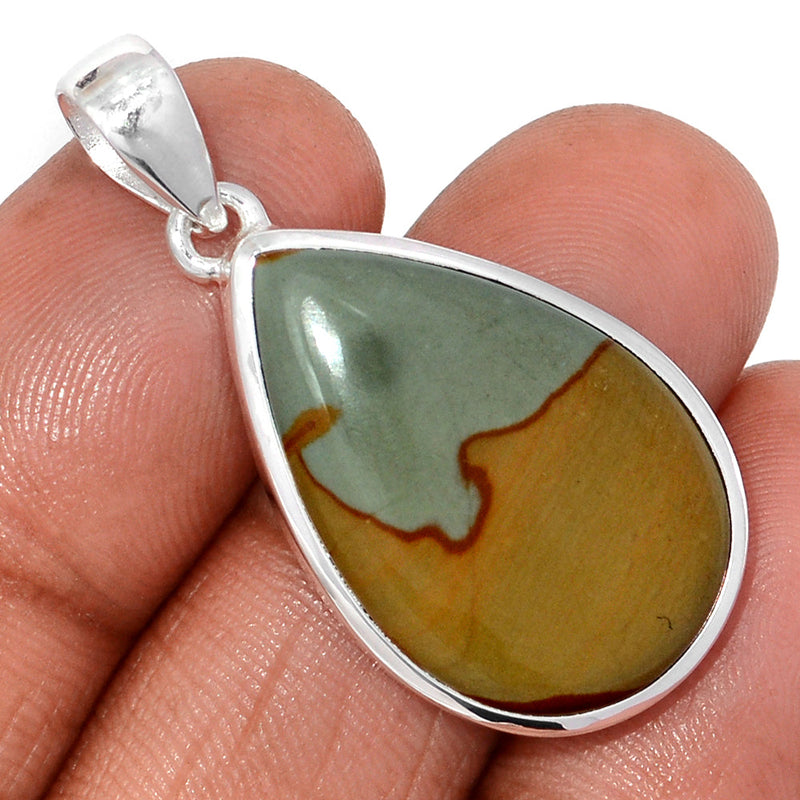 1.5" Rocky Butte Picture Jasper Pendants - APJP190