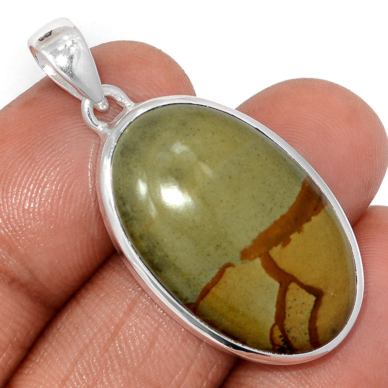 1.6" Rocky Butte Picture Jasper Pendants - APJP194