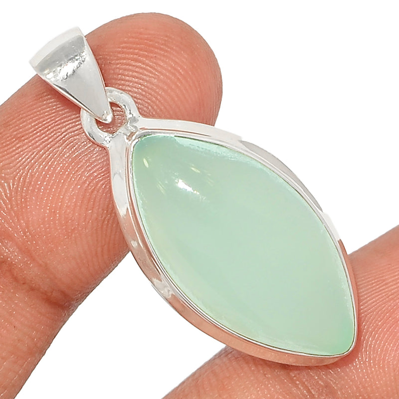 1.5" Aqua Chalcedony Pendants - AQCP1042