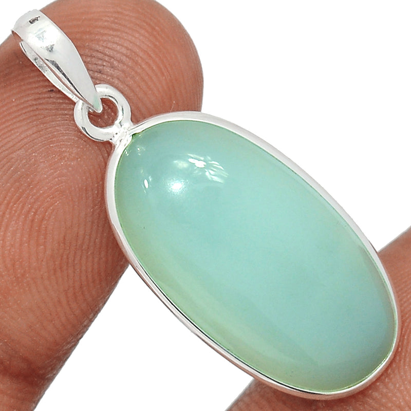 1.3" Aqua Chalcedony Pendants - AQCP1047