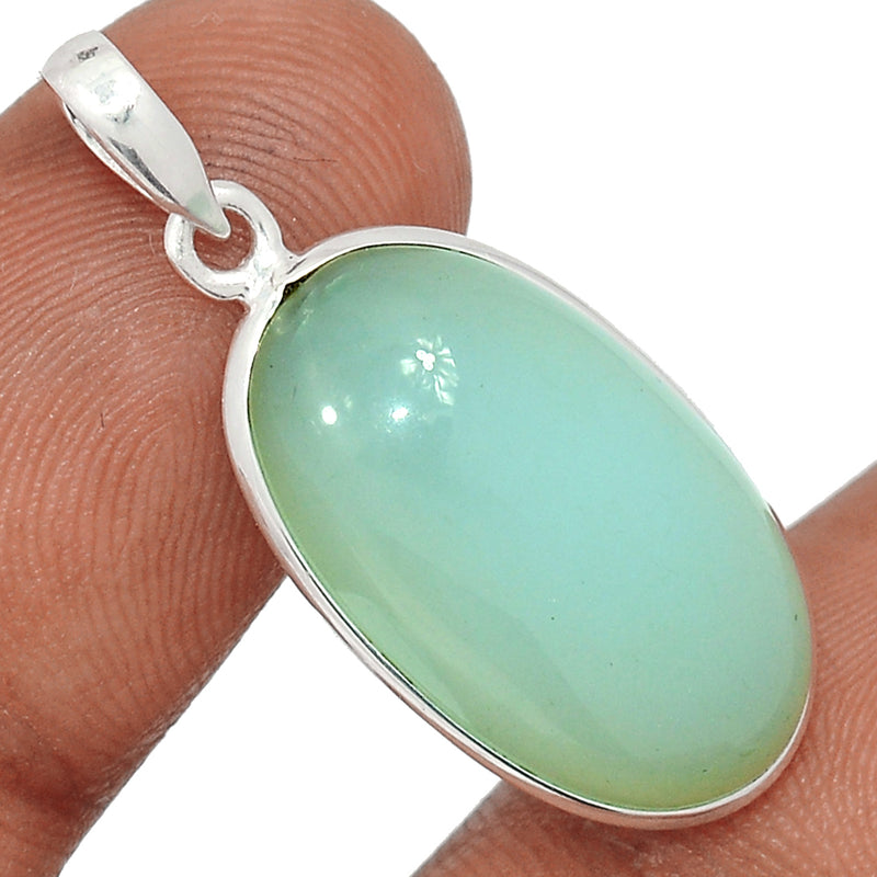 1.2" Aqua Chalcedony Pendants - AQCP1049