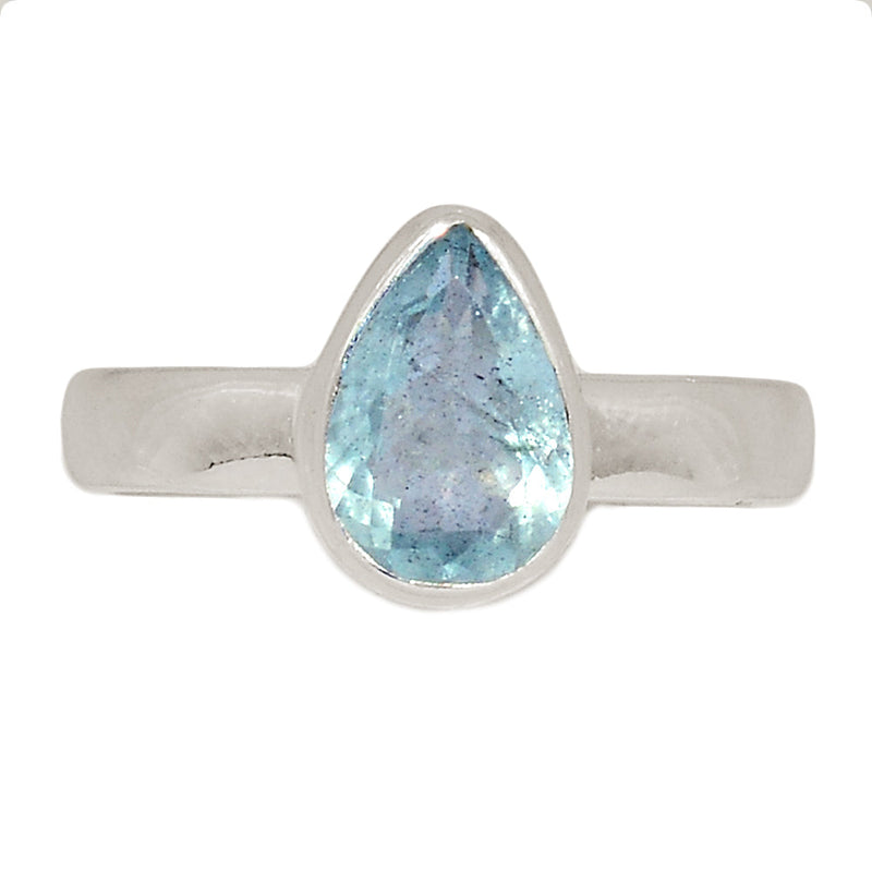 Aquamarine Faceted Ring - AQFR2045