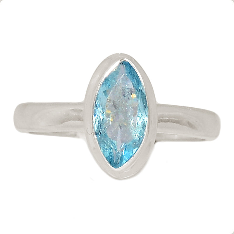 Aquamarine Faceted Ring - AQFR2049