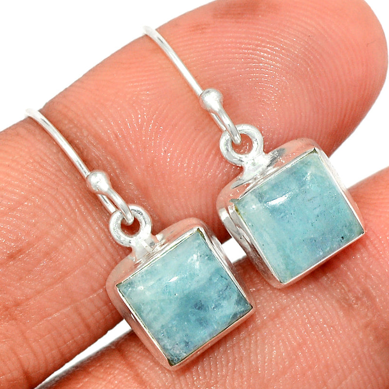 1.1" Aquamarine Earrings - AQME619