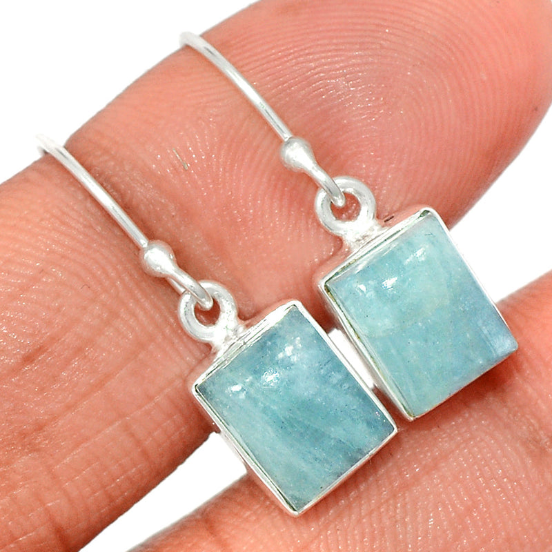 1.1" Aquamarine Earrings - AQME628