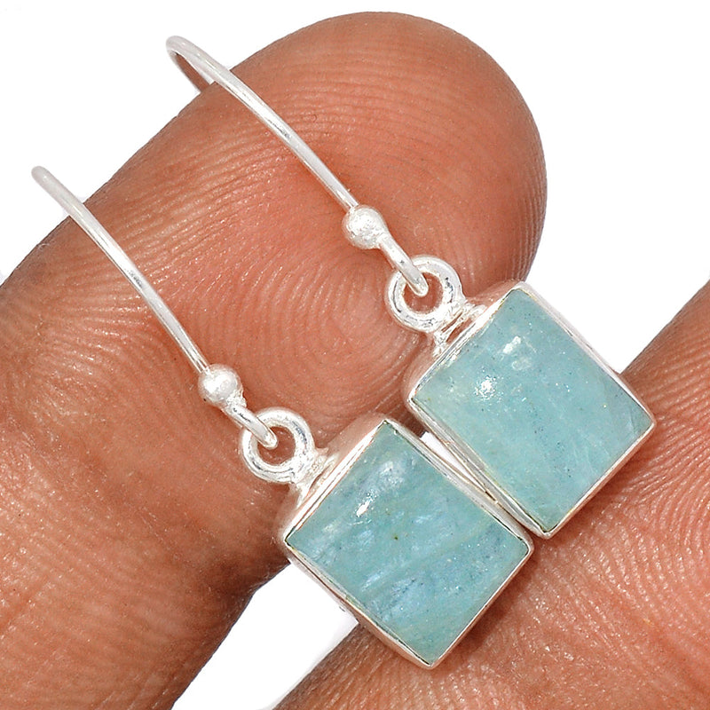 1.1" Aquamarine Earrings - AQME678