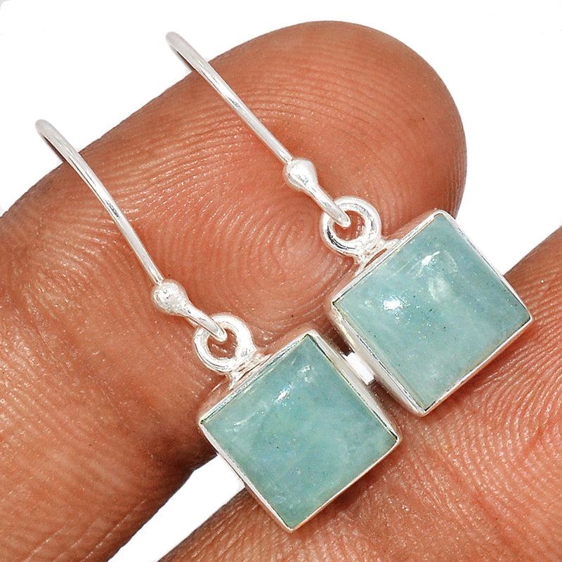 1.1" Aquamarine Earrings - AQME680