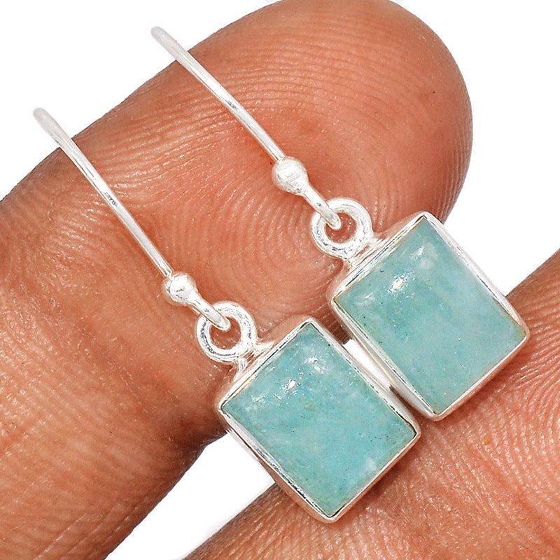 1.1" Aquamarine Earrings - AQME681