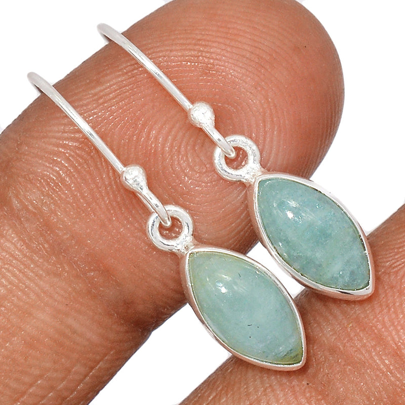 1.2" Aquamarine Earrings - AQME682