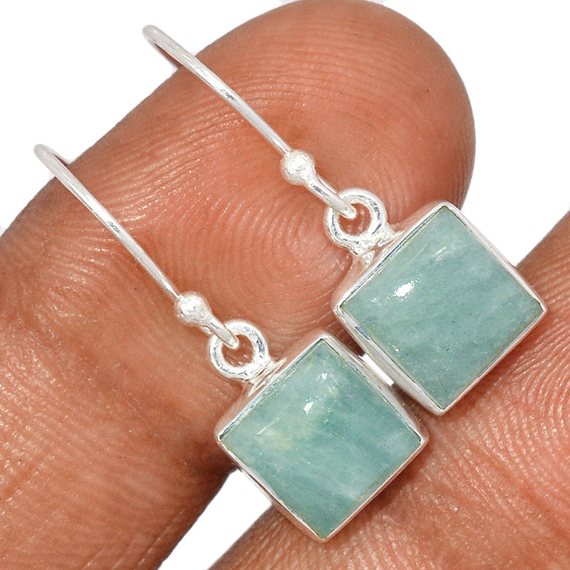 1.1" Aquamarine Earrings - AQME686