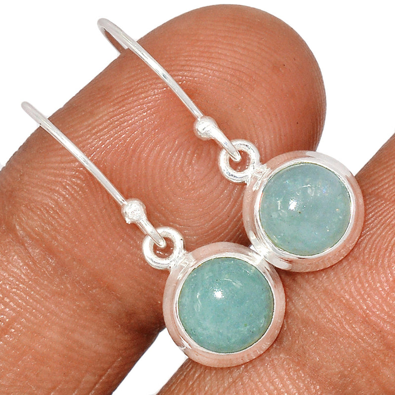 1.1" Aquamarine Earrings - AQME694