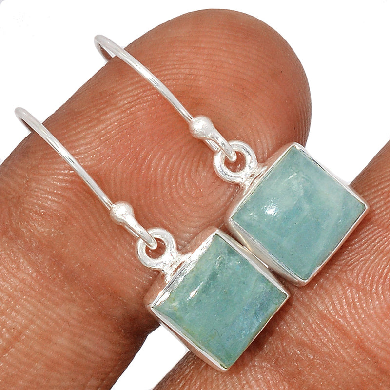 1.1" Aquamarine Earrings - AQME695