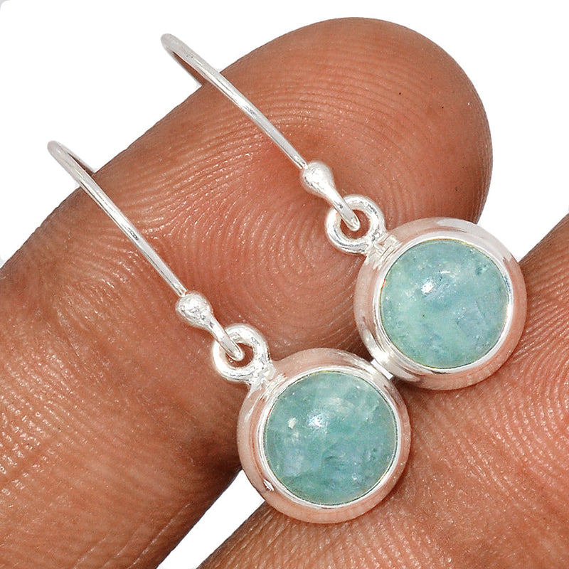 1.1" Aquamarine Earrings - AQME704