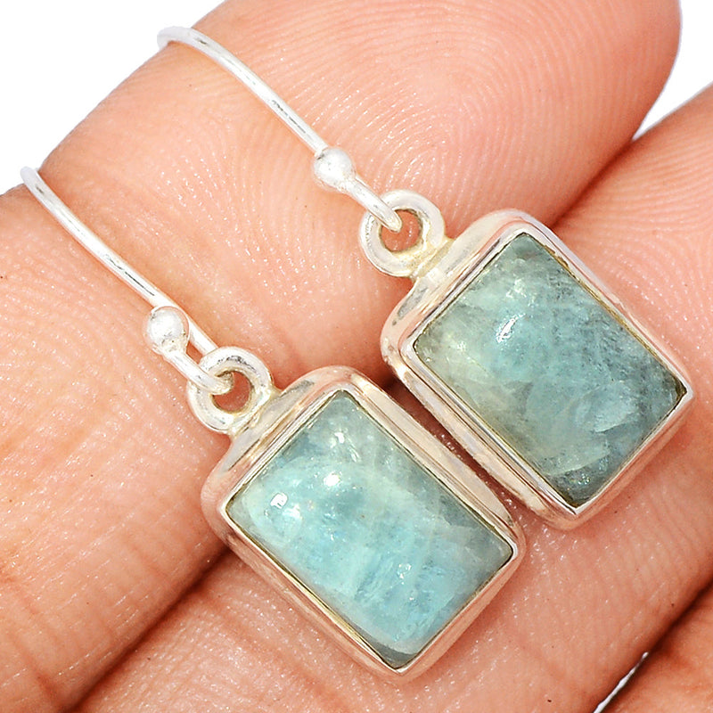 1.1" Aquamarine Earrings - AQME709