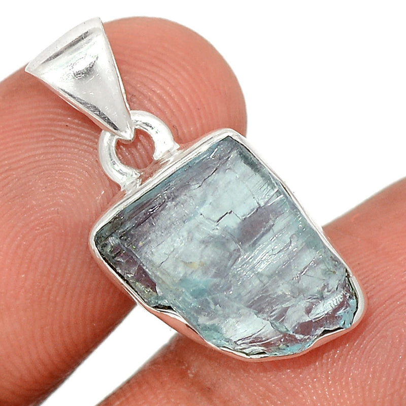 1" Aquamarine Rough Pendants - AQRP1016