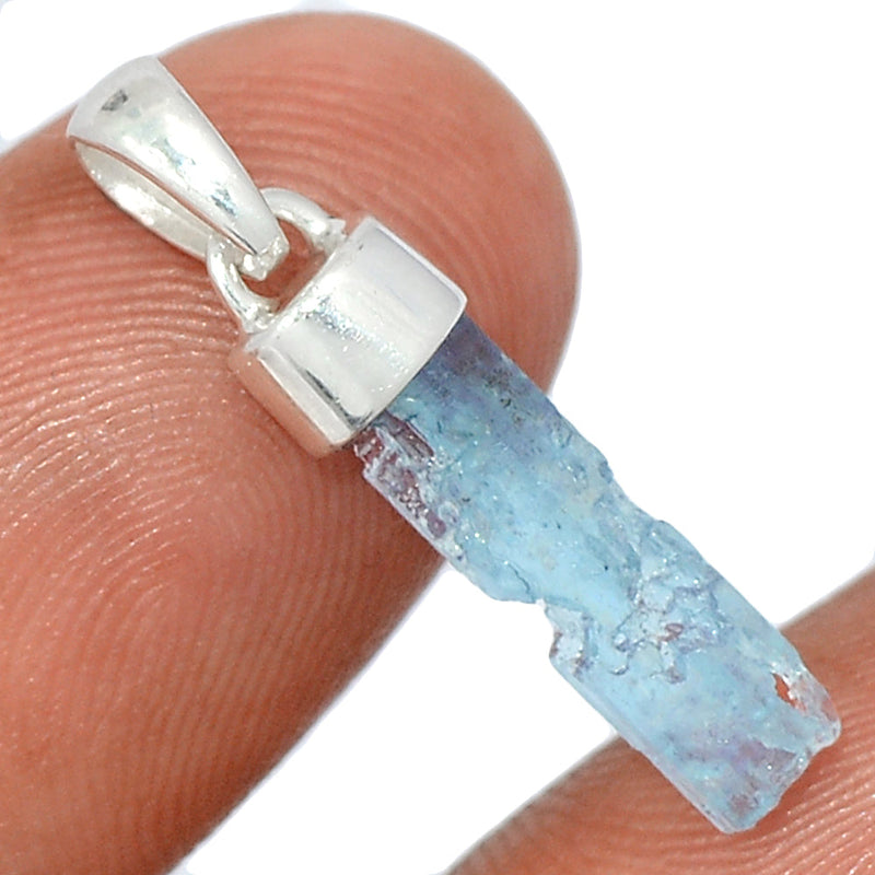 1.1" Aquamarine Rough Pendants - AQRP1069