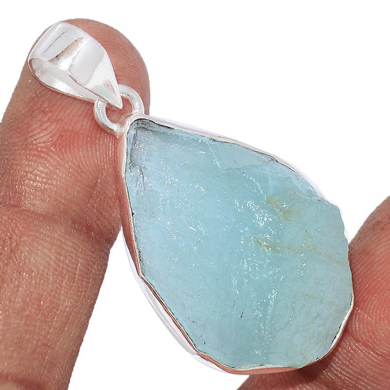 1.8" Aquamarine Rough Pendants - AQRP911