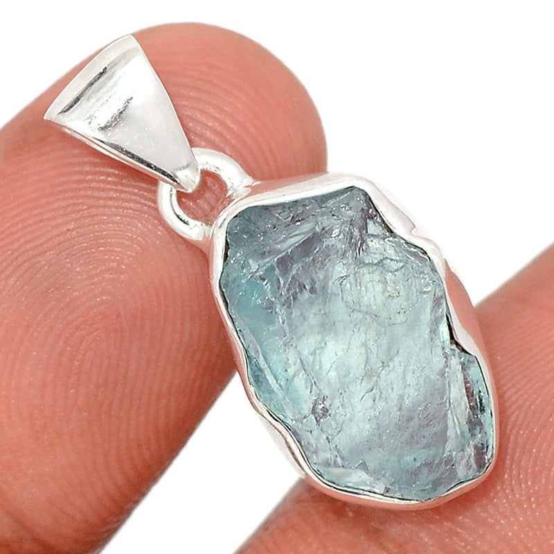 1.1" Aquamarine Rough Pendants - AQRP995