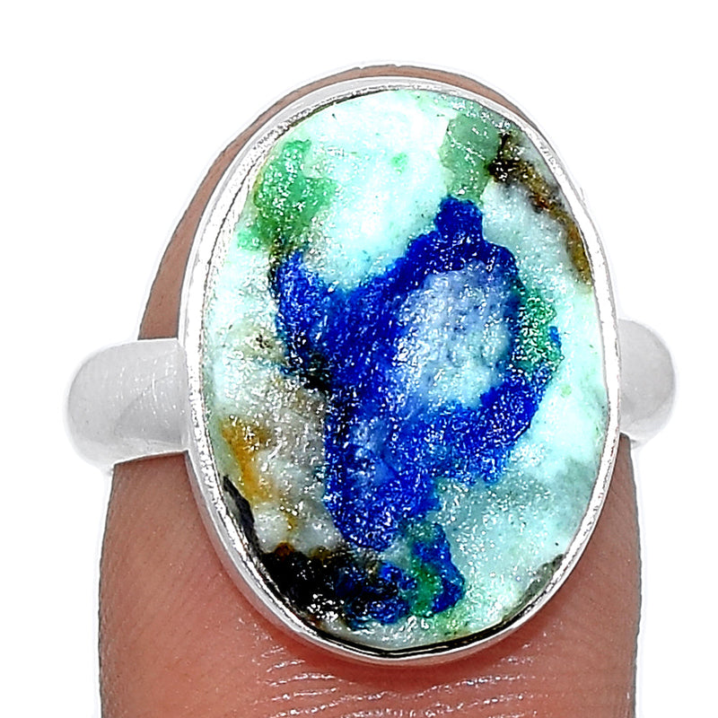 Azurite Druzy Ring - AZDR218