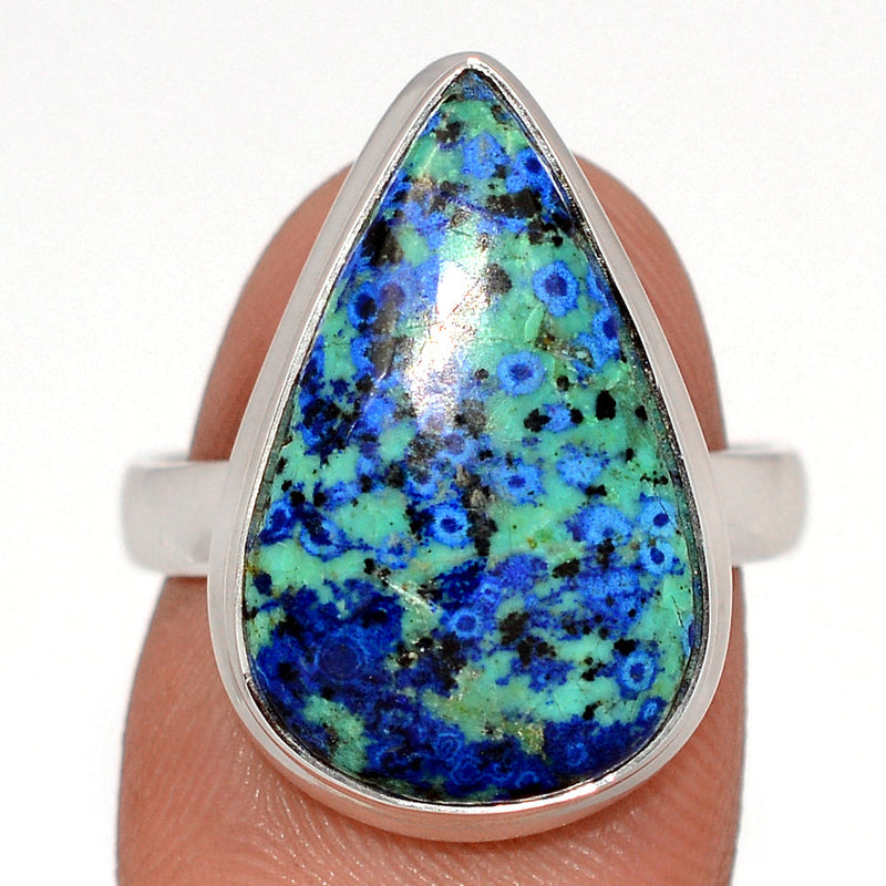 Azurite In Malachite Ring - AZUR293