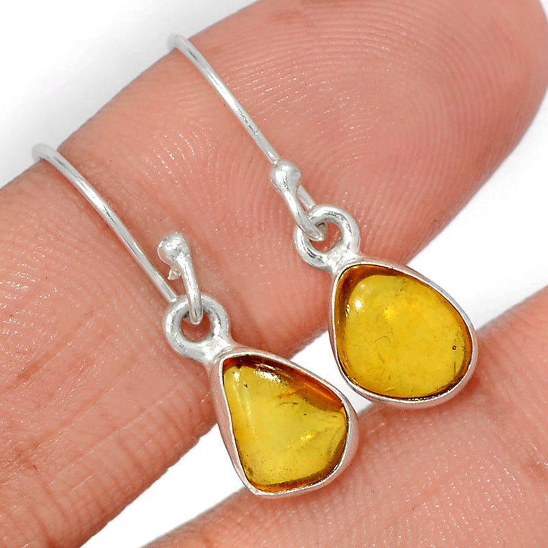 1" Baltic Amber Earrings - BAME201