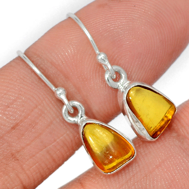 1.1" Baltic Amber Earrings - BAME203