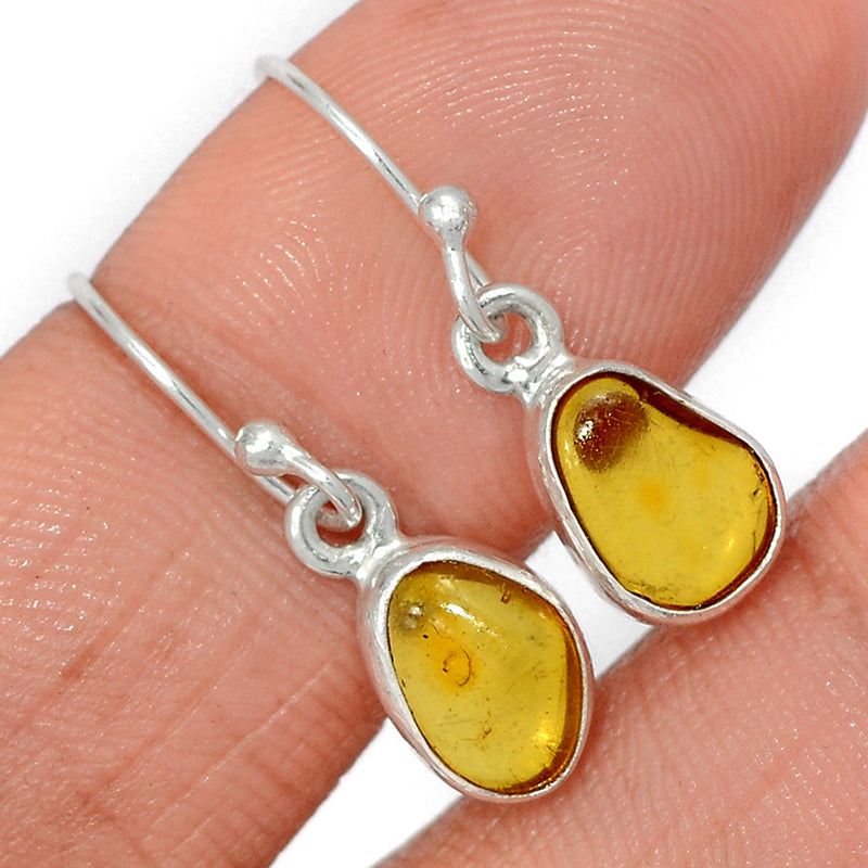 1" Baltic Amber Earrings - BAME208