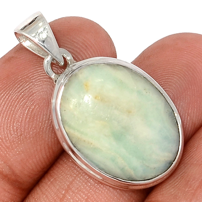 1.2" Blue Aragonite Pendants - BANP100